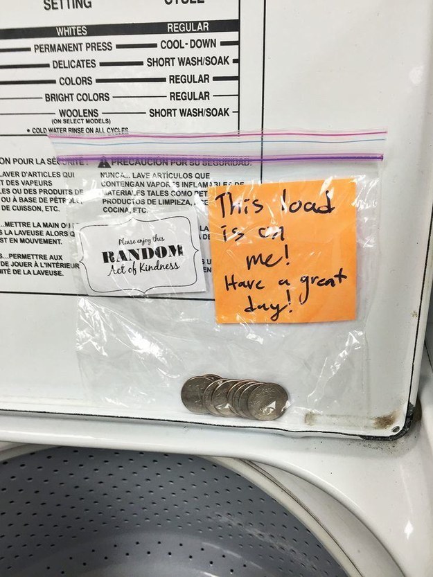 Laundry Random Act of Kindness