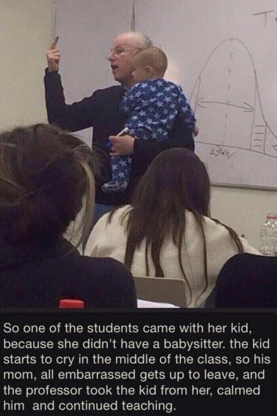 College Professor Kindness